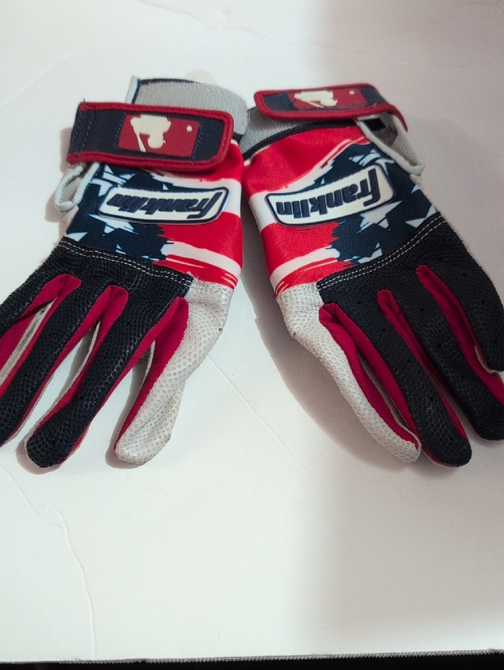 Franklin Red,4th Of July  Red  White And Blue  Batting Gloves